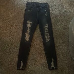 Jeans; American Eagle; dark wash; skinny